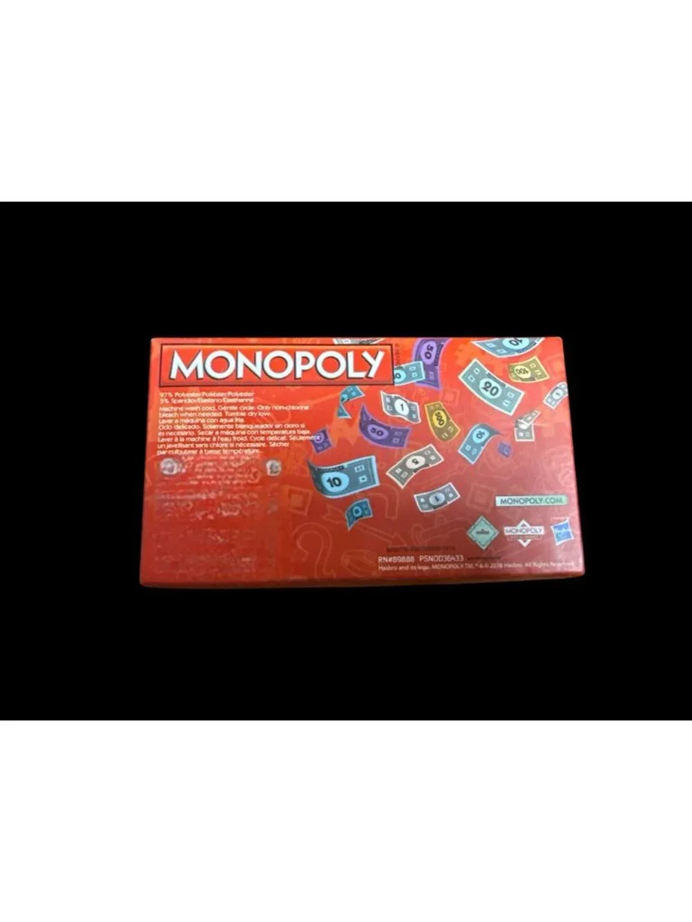MONOPOLY Men's Crew Socks 3 Pairs Size 6-12 New in Box